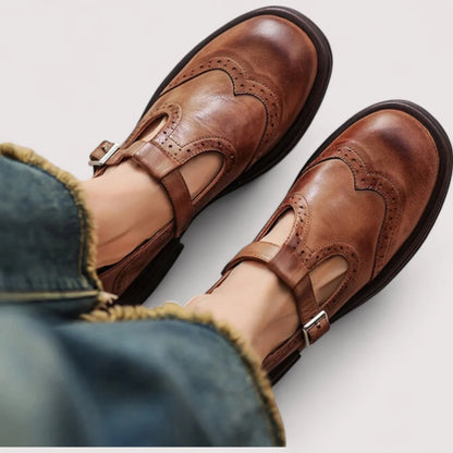 Elegant Comfort | Orthopedic Mary Jane Shoes with Arch Support | Timeless Style for All-Day Wear
