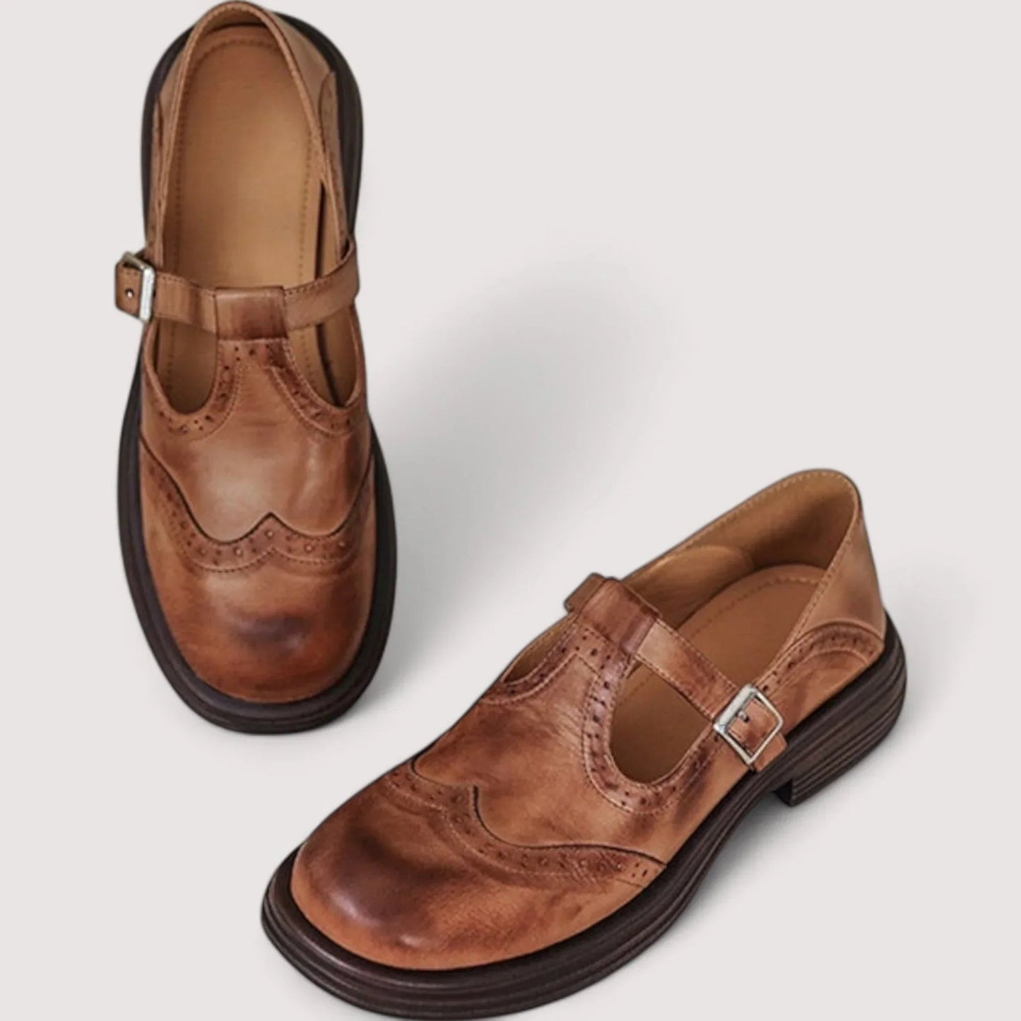 Elegant Comfort | Orthopedic Mary Jane Shoes with Arch Support | Timeless Style for All-Day Wear
