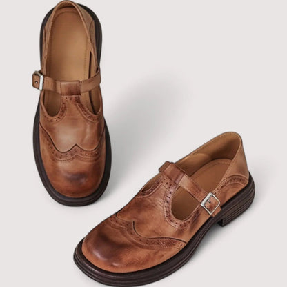 Elegant Comfort | Orthopedic Mary Jane Shoes with Arch Support | Timeless Style for All-Day Wear