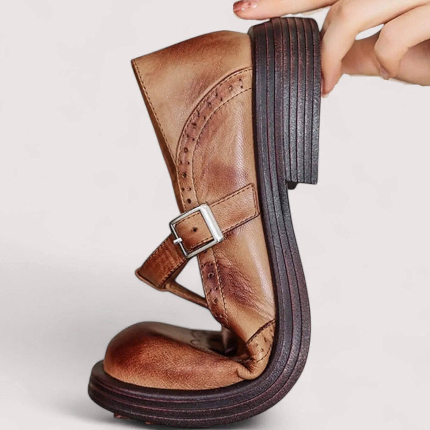Elegant Comfort | Orthopedic Mary Jane Shoes with Arch Support | Timeless Style for All-Day Wear