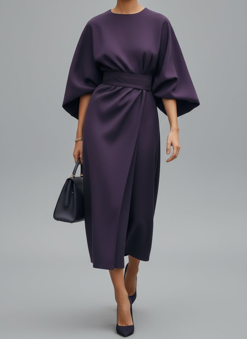 Elegant Maxi Dresses for Women with Wide Sleeves | Flowy Design for Effortless Sophistication