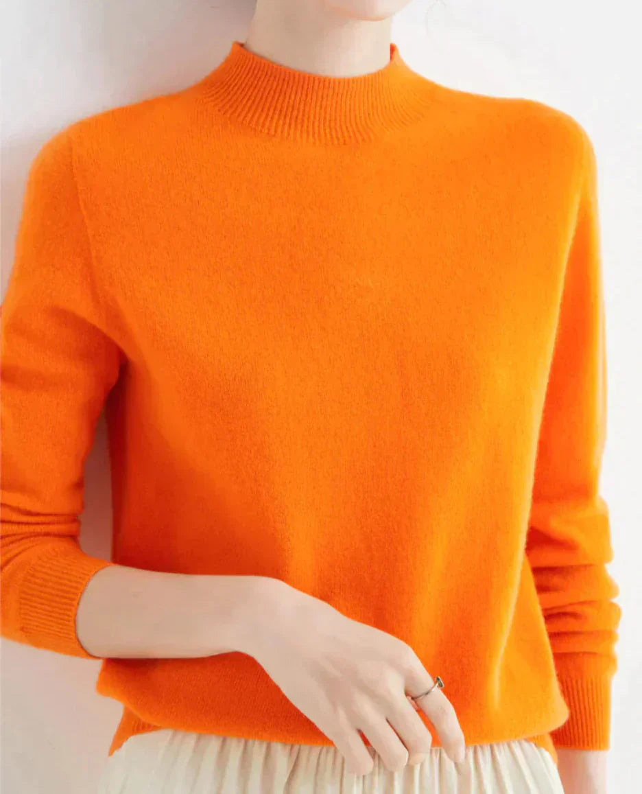 Women's 100% Cashmere Sweater — Soft Luxe Everyday Knit