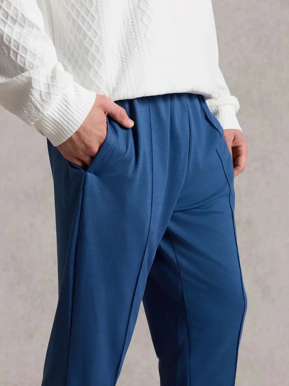 Everyday Essentials | Men's Casual Straight Leg Pants with Drawstring Closure | Comfortable Fit for Versatile Wear