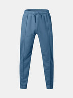 Men's Straight Leg Drawstring Pants — Lightweight Relaxed Fit Casual Trousers