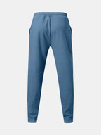 Men's Straight Leg Drawstring Pants — Lightweight Relaxed Fit Casual Trousers