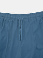 Men's Straight Leg Drawstring Pants — Lightweight Relaxed Fit Casual Trousers