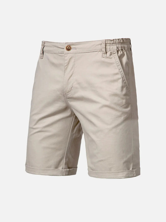 Everyday Essentials | Men's Cotton Cargo Shorts with Multiple Pockets | Slim Fit for Comfort and Versatility
