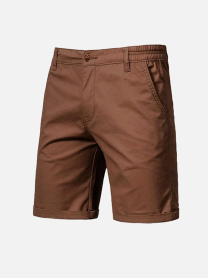 Everyday Essentials | Men's Cotton Cargo Shorts with Multiple Pockets | Slim Fit for Comfort and Versatility