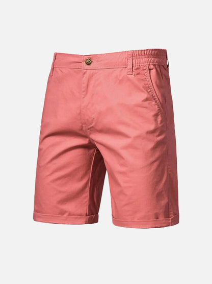 Everyday Essentials | Men's Cotton Cargo Shorts with Multiple Pockets | Slim Fit for Comfort and Versatility