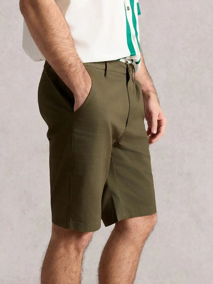 Everyday Essentials | Men's Cotton Cargo Shorts with Multiple Pockets | Slim Fit for Comfort and Versatility