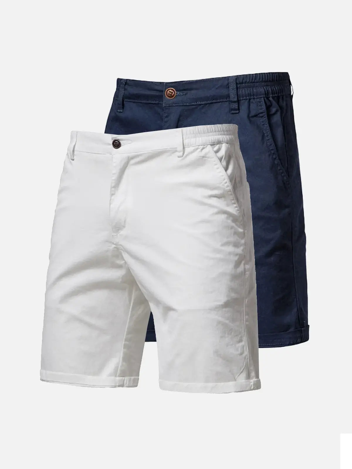 Everyday Essentials | Men's Cotton Cargo Shorts with Multiple Pockets | Slim Fit for Comfort and Versatility