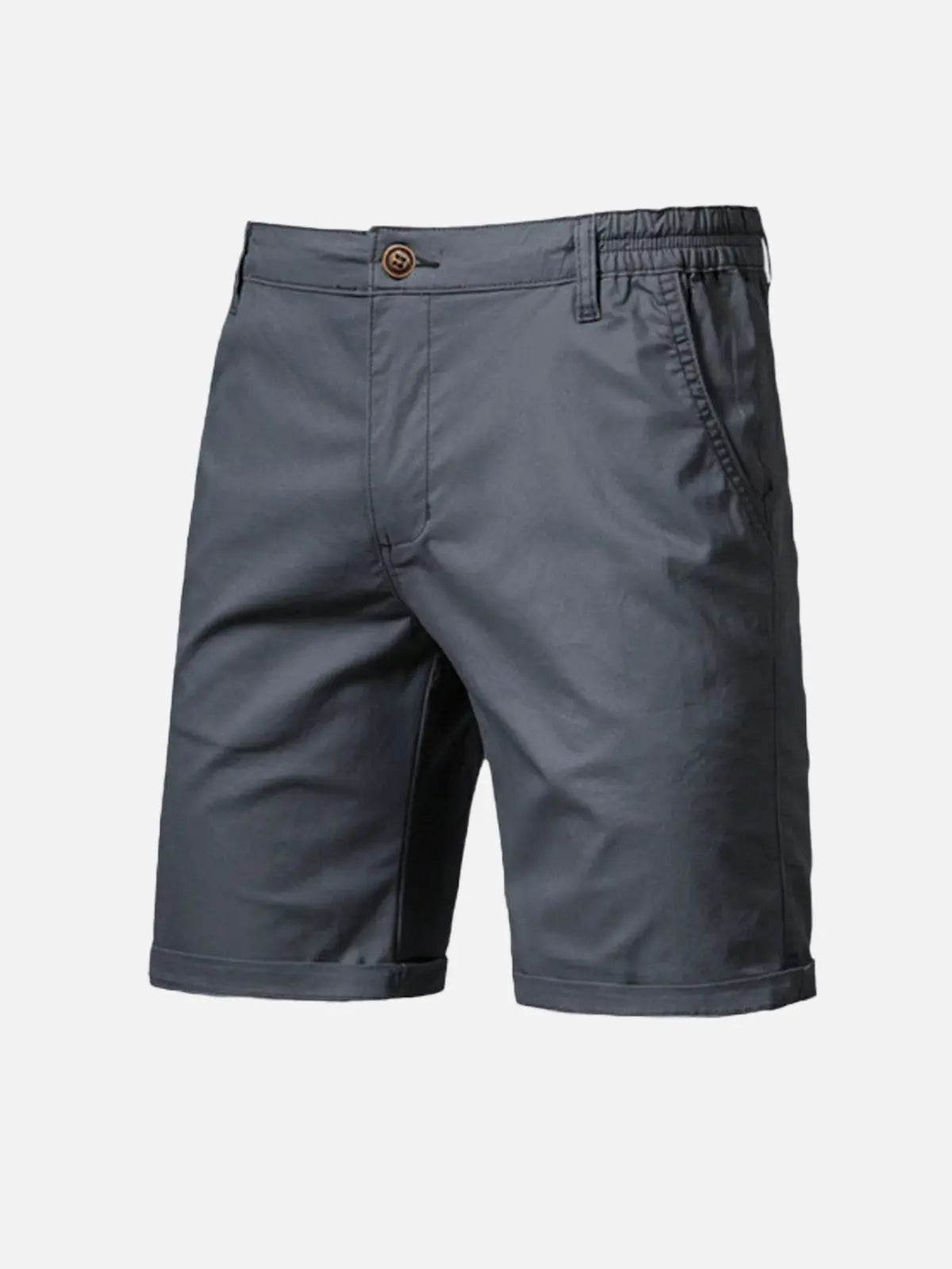 Everyday Essentials | Men's Cotton Cargo Shorts with Multiple Pockets | Slim Fit for Comfort and Versatility