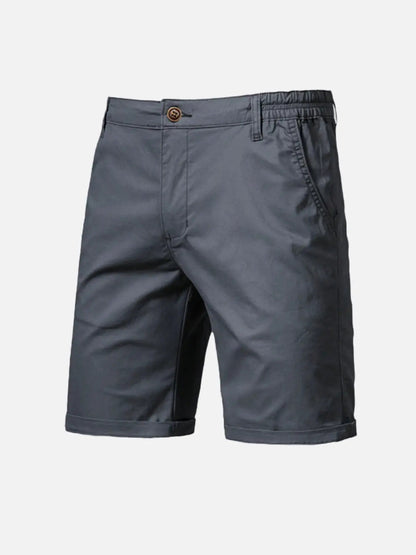 Everyday Essentials | Men's Cotton Cargo Shorts with Multiple Pockets | Slim Fit for Comfort and Versatility