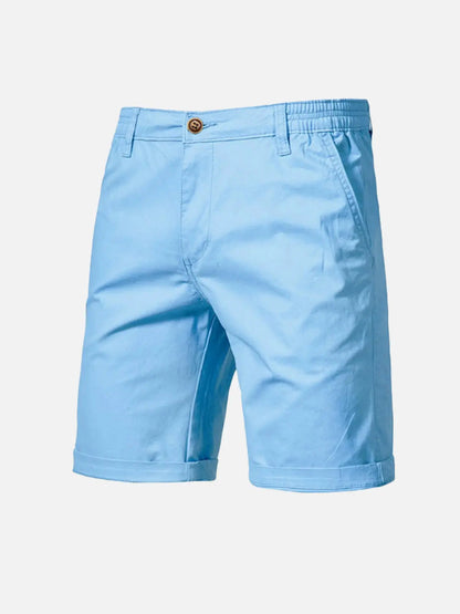 Everyday Essentials | Men's Cotton Cargo Shorts with Multiple Pockets | Slim Fit for Comfort and Versatility
