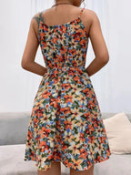 Brisa™ Women's Floral Halter A-Line Dress — Lightweight Summer Maxi