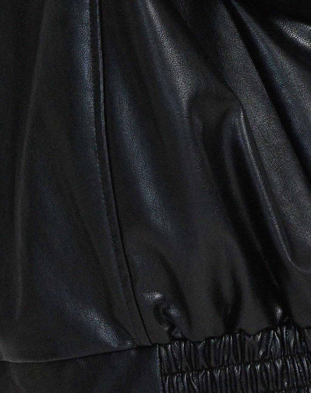 Dakota™ Oversized Faux Leather Bomber Jacket — Boxy Fit