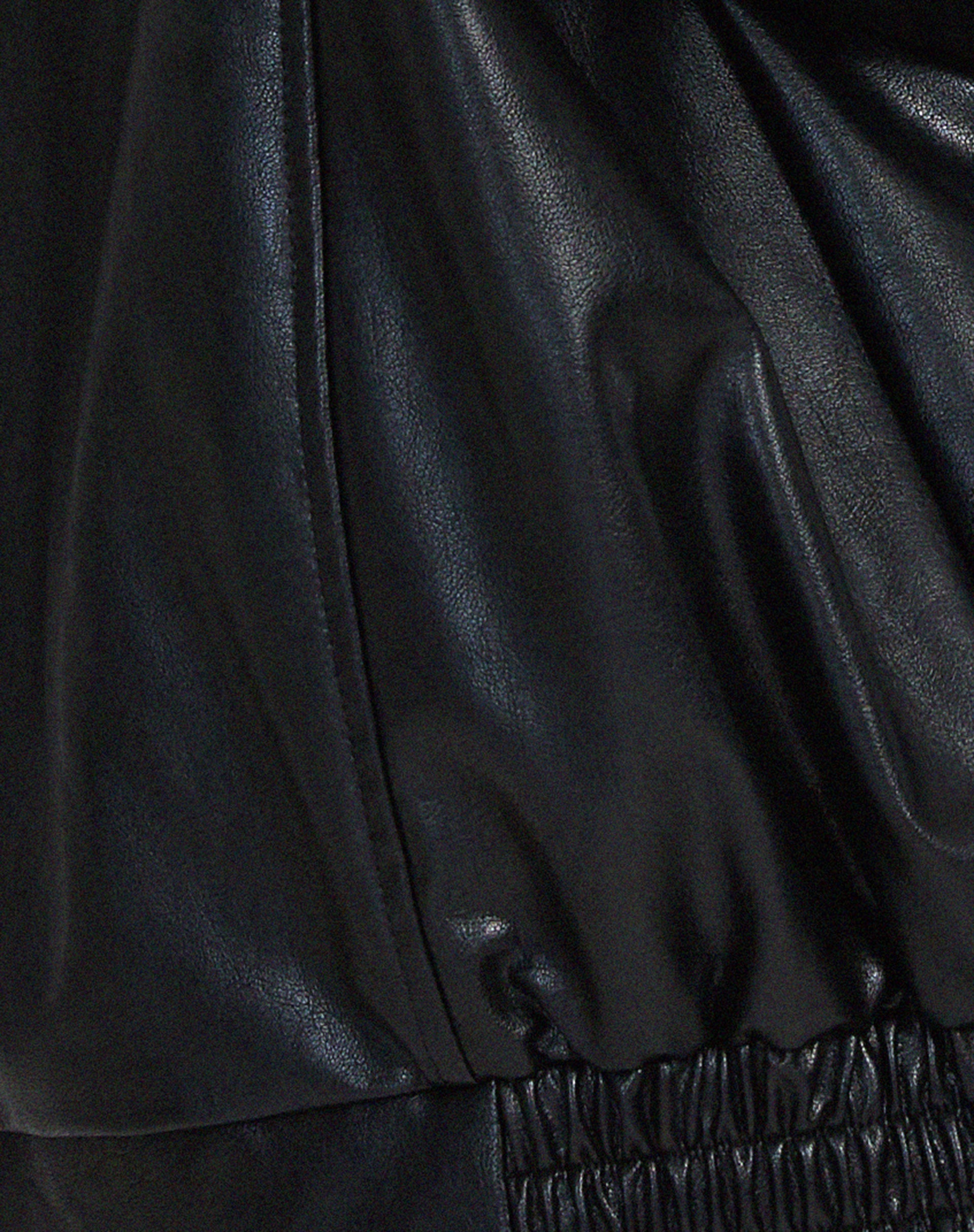 Dakota™ Oversized Faux Leather Bomber Jacket — Boxy Fit