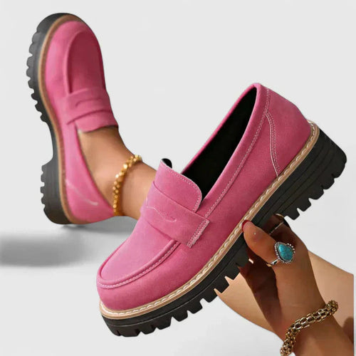 Strideway™ Orthopedic Loafers – Cushioned Arch Support Slip-On Shoes for Women