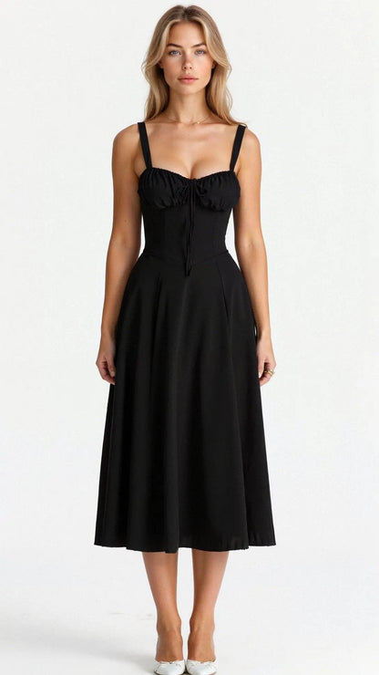 Aurelia Sleeveless Summer Midi Dress | Premium Lightweight Dress