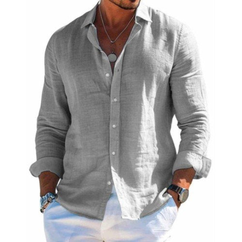 Lewis Collection | Men's Dress Shirt with Classic Collar | Relaxed Fit for Effortless Style