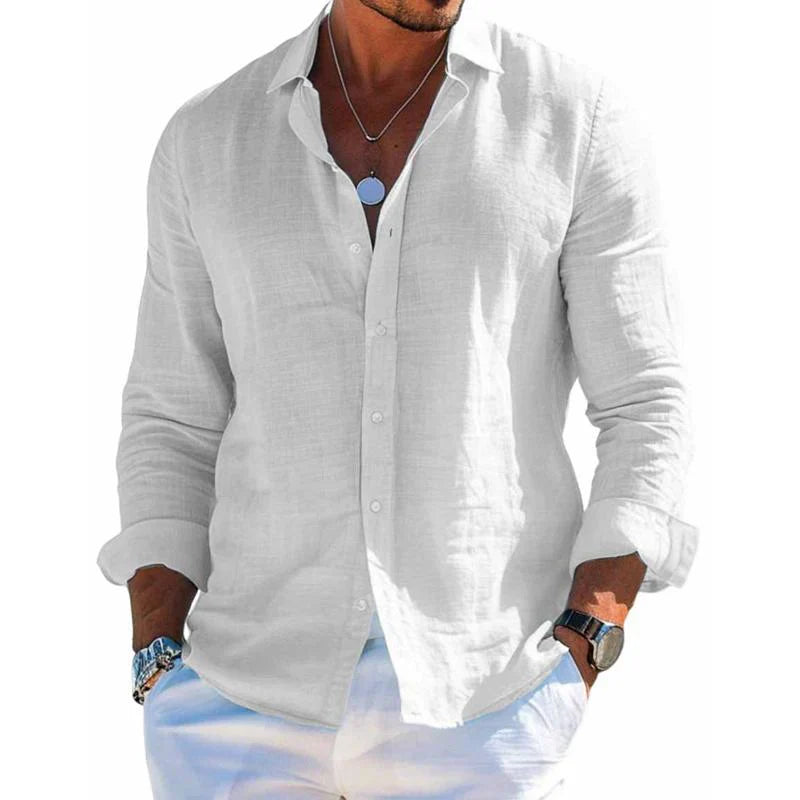 Lewis Collection | Men's Dress Shirt with Classic Collar | Relaxed Fit for Effortless Style