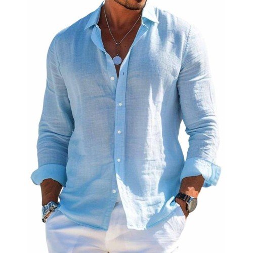 Lewis Collection | Men's Dress Shirt with Classic Collar | Relaxed Fit for Effortless Style