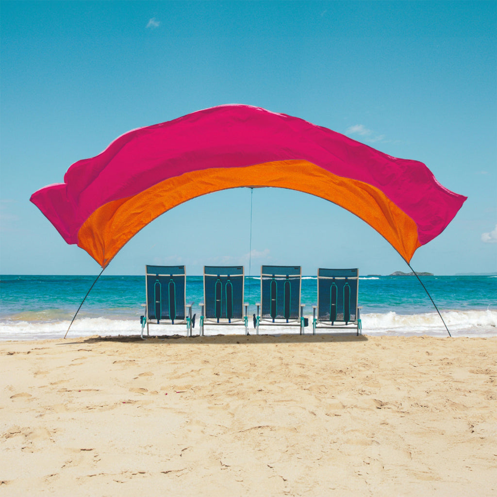 WindHush™ Lightweight Beach Canopy — Wind-Stable, Noise-Reducing Shade