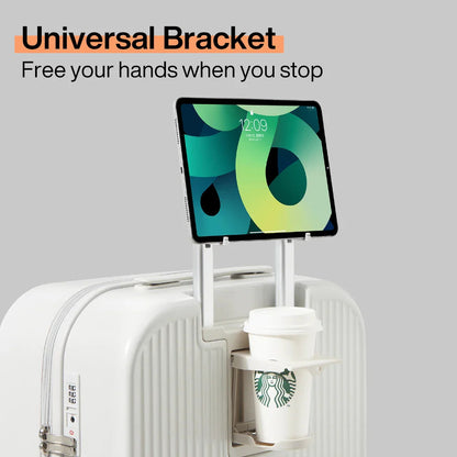 Lyon | Hard-Shell Suitcase with Integrated Cup Holder | Lightweight Luggage for Easy Travel