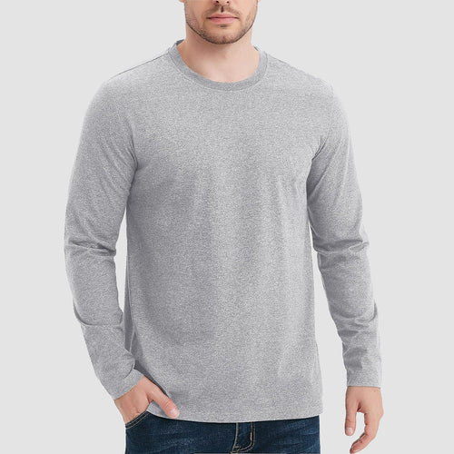 Men's Crew Neck Cotton T-Shirt — Soft, Breathable Everyday Tee