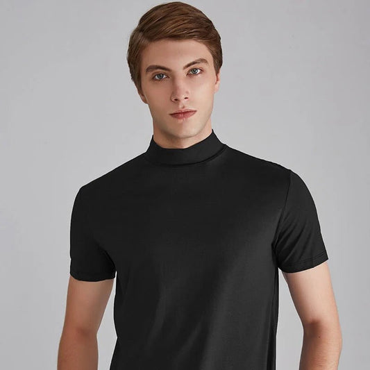 Men's Turtleneck Sweater – Cotton Blend Slim Fit Turtleneck for Casual & Smart Casual Wear