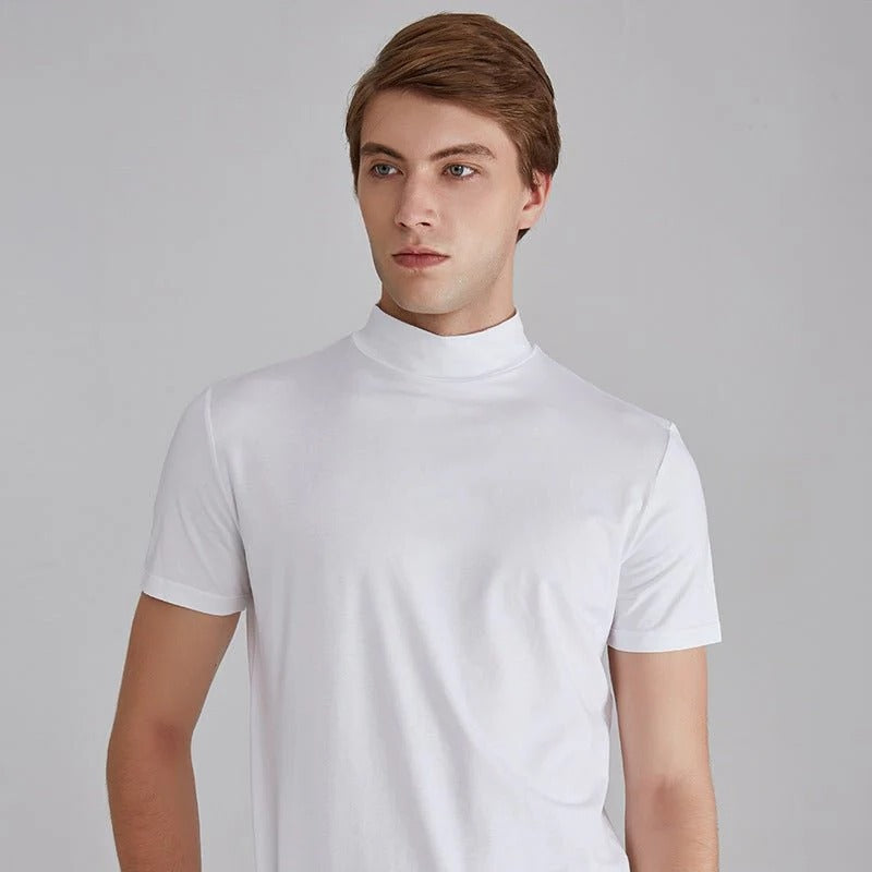 Men's Turtleneck Sweater – Cotton Blend Slim Fit Turtleneck for Casual & Smart Casual Wear