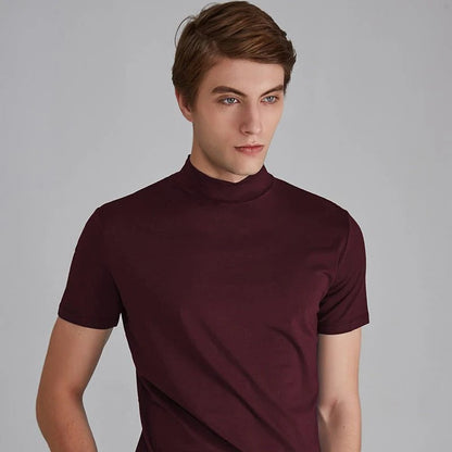 Men's Turtleneck Sweater – Cotton Blend Slim Fit Turtleneck for Casual & Smart Casual Wear