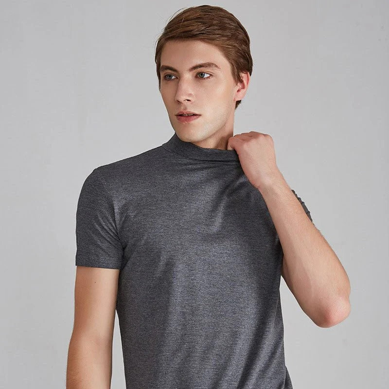 Men's Turtleneck Sweater – Cotton Blend Slim Fit Turtleneck for Casual & Smart Casual Wear