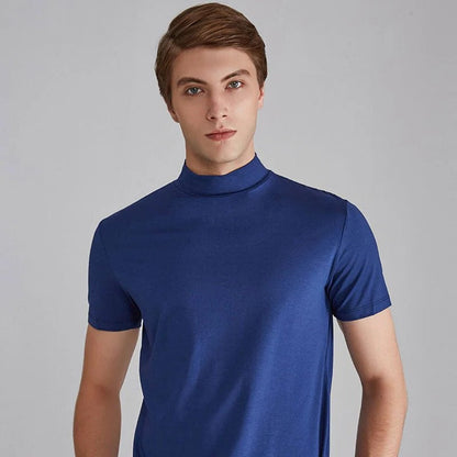 Men's Turtleneck Sweater – Cotton Blend Slim Fit Turtleneck for Casual & Smart Casual Wear