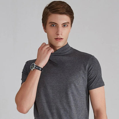 Men's Turtleneck Sweater – Cotton Blend Slim Fit Turtleneck for Casual & Smart Casual Wear