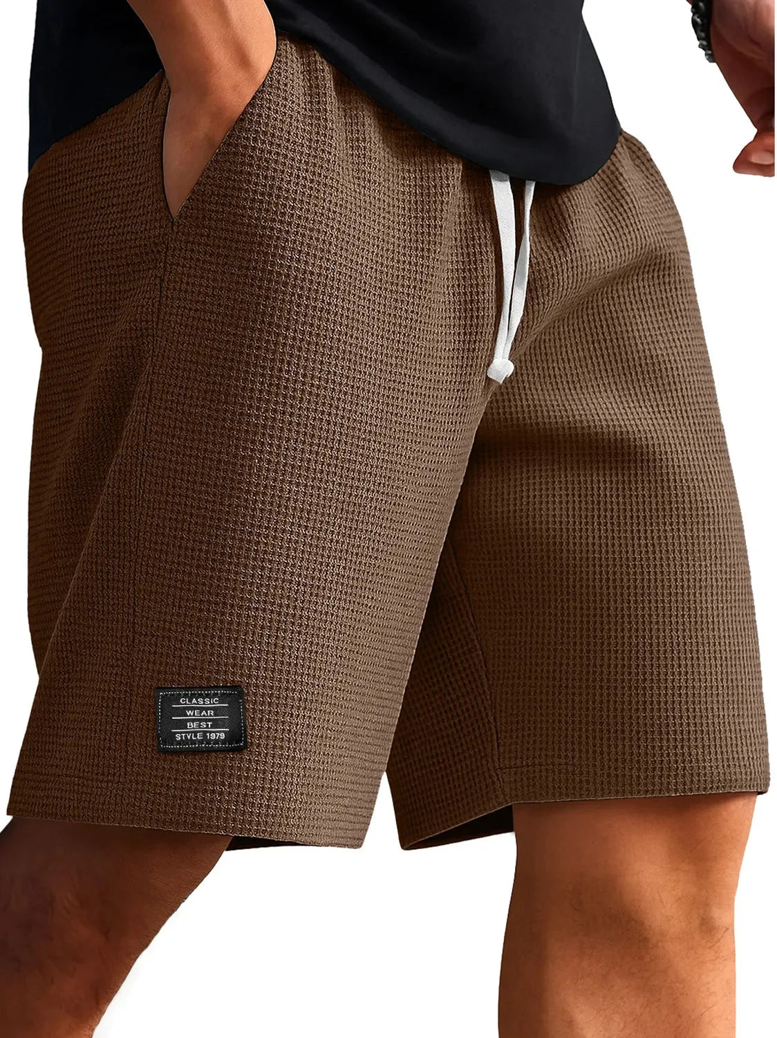 Men's Retro Jacquard Shorts – Casual Streetwear Summer Sweatpants Short Style