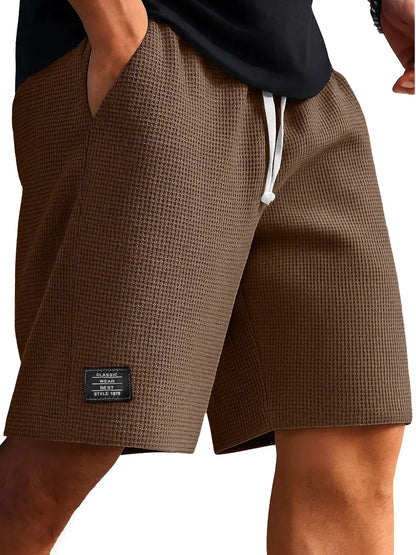Men's Retro Jacquard Shorts – Casual Streetwear Summer Sweatpants Short Style