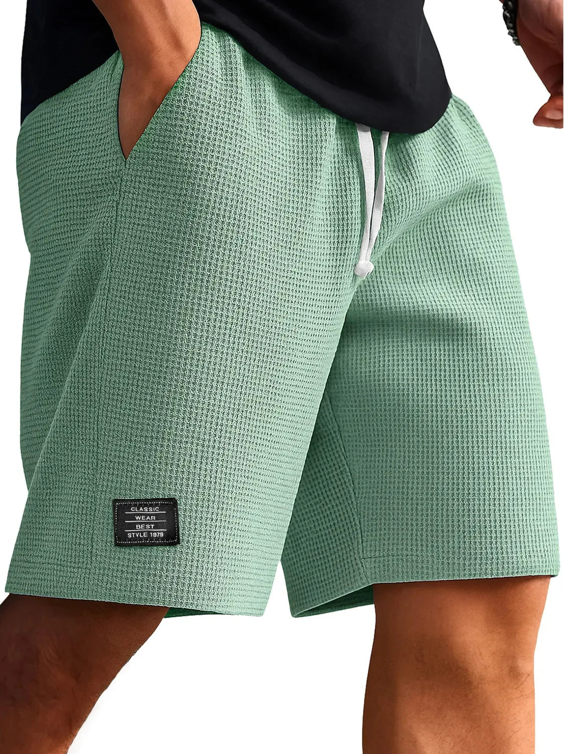 Men's Retro Jacquard Shorts – Casual Streetwear Summer Sweatpants Short Style