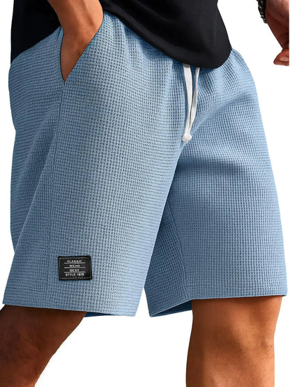 Men's Retro Jacquard Shorts – Casual Streetwear Summer Sweatpants Short Style