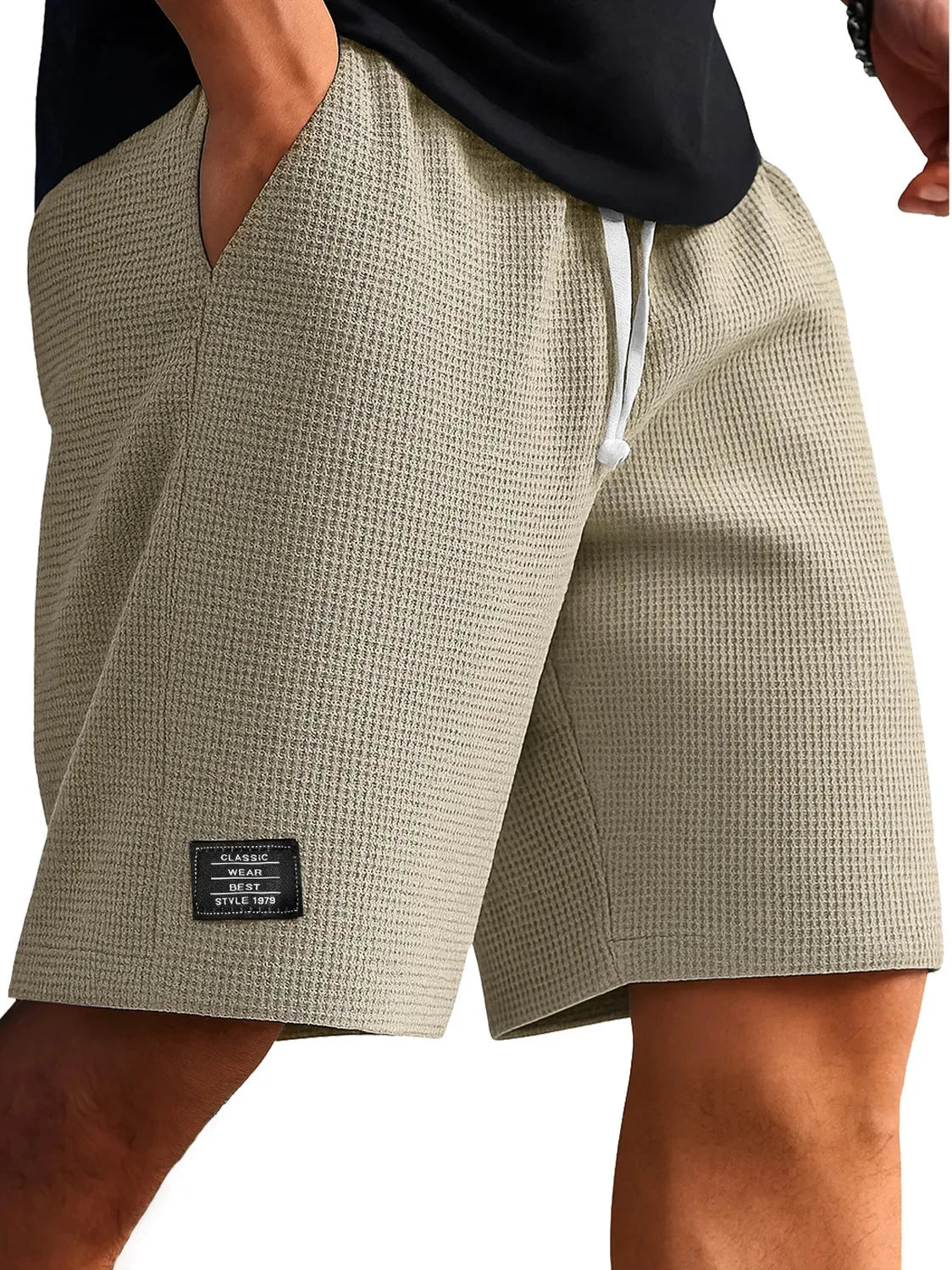 Men's Retro Jacquard Shorts – Casual Streetwear Summer Sweatpants Short Style