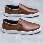 Men's Slip-On Minimalist Sneakers | Elastic Panel