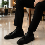 Men's Woven Tassel Loafers | Slip-On Smart Casual