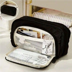 Multi-Layer Pencil Case — Large Capacity Pencil Pouch for School & Office