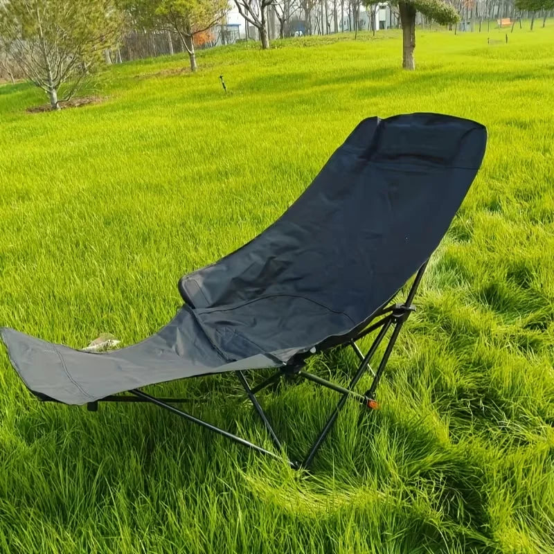 Outdoor Comfort | Heavy-Duty Foldable Beach Chair with Adjustable Height | Portable Design for Relaxation