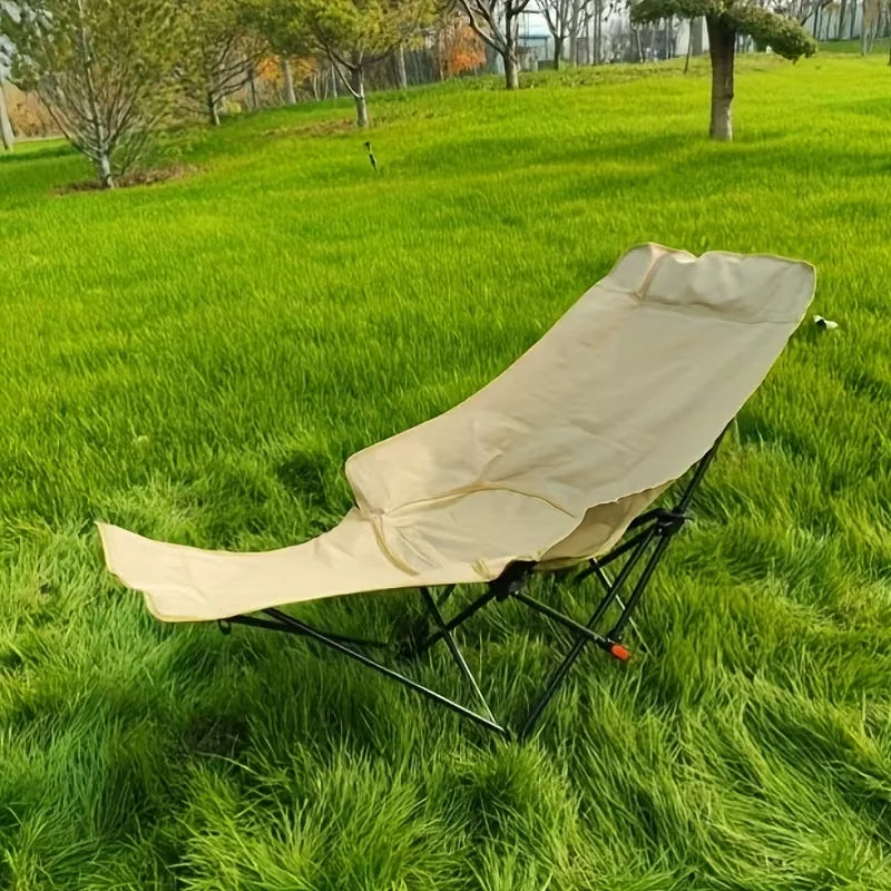Outdoor Comfort | Heavy-Duty Foldable Beach Chair with Adjustable Height | Portable Design for Relaxation