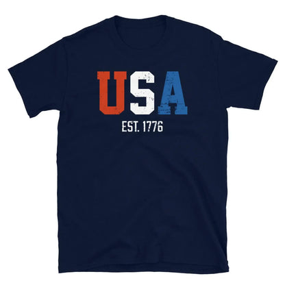 Liberty Patriotic Red, White & Blue Unisex T-Shirt | Premium Freedom Tee