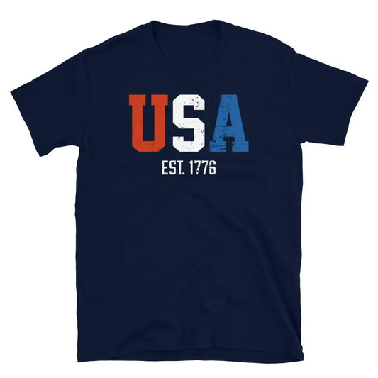 Liberty Patriotic Red, White & Blue Unisex T-Shirt | Premium Freedom Tee