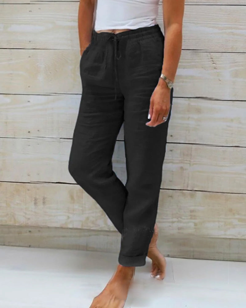 Women's Stretchy Lightweight Pants | Susan