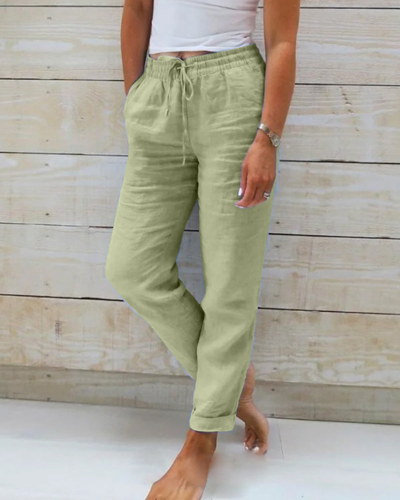 Women's Stretchy Lightweight Pants | Susan