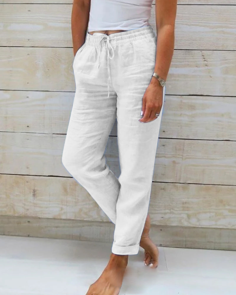 Women's Stretchy Lightweight Pants | Susan